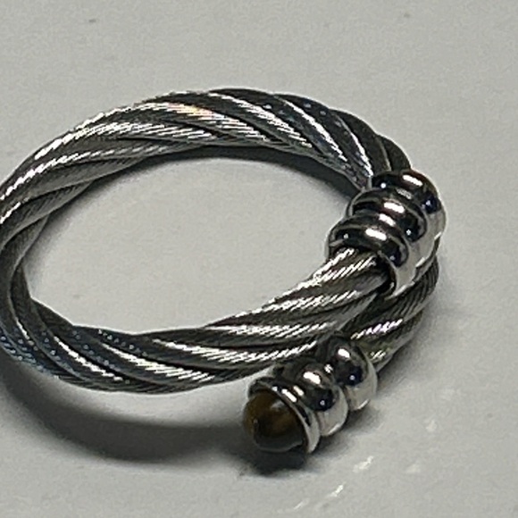 Charriol Silver Cable Ring